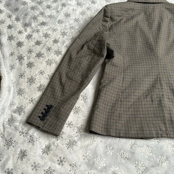 1901 Men's Checkered Blazer - Black and White